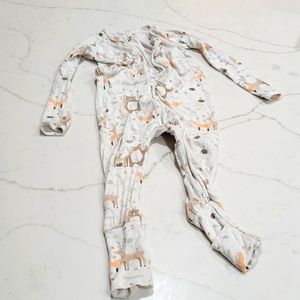 Baby pajamas little sleepies zipsuit